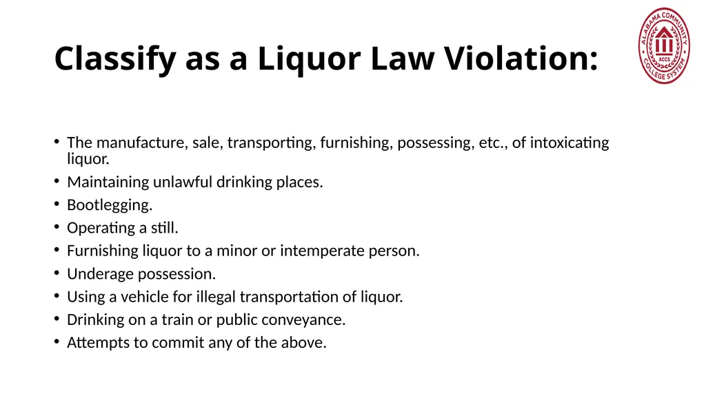 Crime Statistics Classifying and Counting Clery - slide 132 of 146