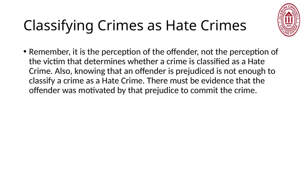 Crime Statistics Classifying and Counting Clery - slide 93 of 146