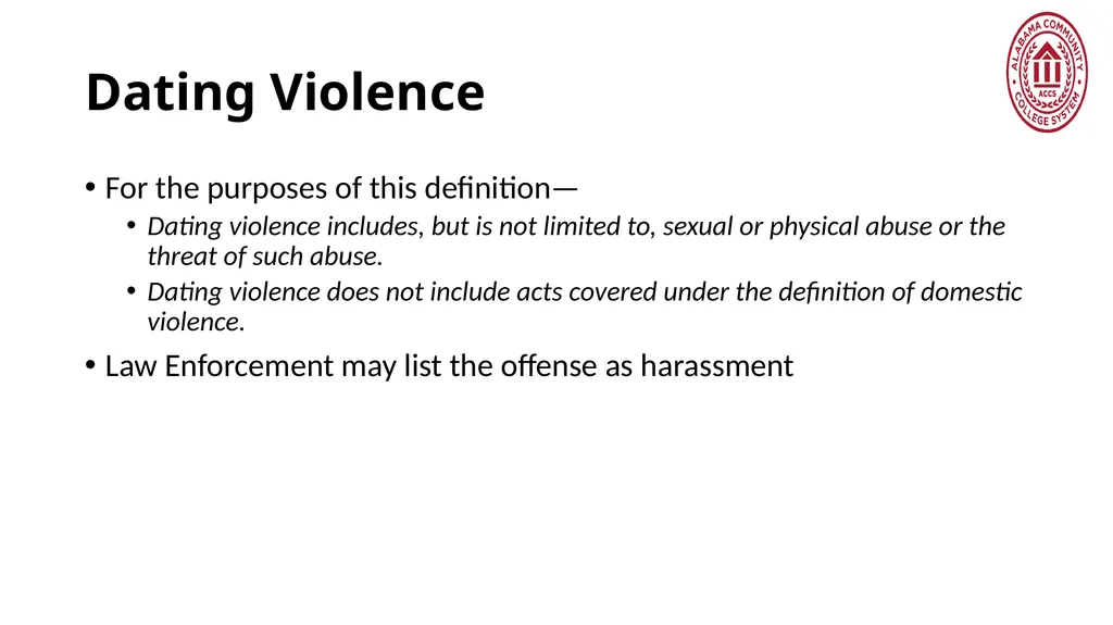 Crime Statistics Classifying and Counting Clery - slide 100 of 146