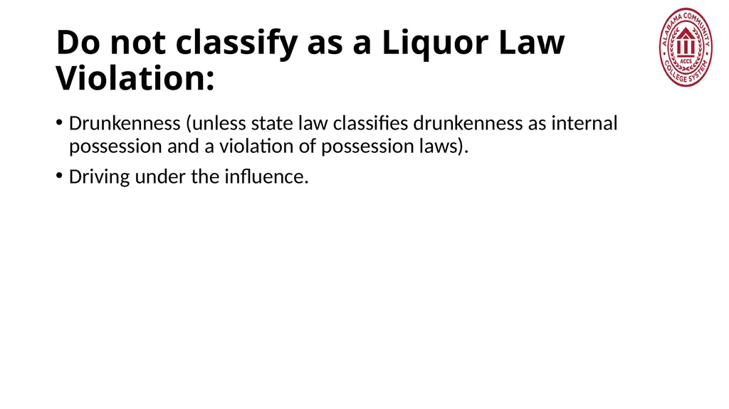 Crime Statistics Classifying and Counting Clery - slide 133 of 146