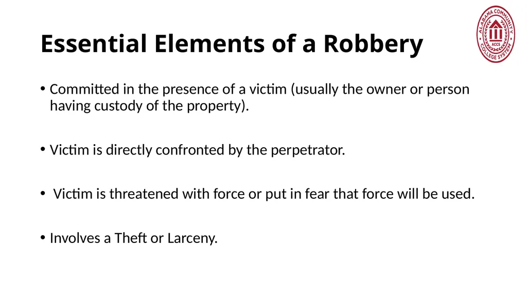 Crime Statistics Classifying and Counting Clery - slide 30 of 146