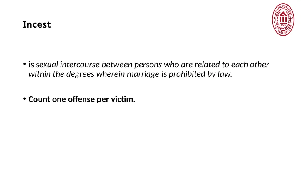 Crime Statistics Classifying and Counting Clery - slide 24 of 146