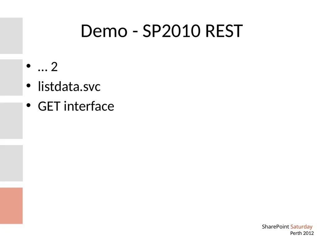 Creating Knockout User Experiences in SharePoint - slide 7 of 21