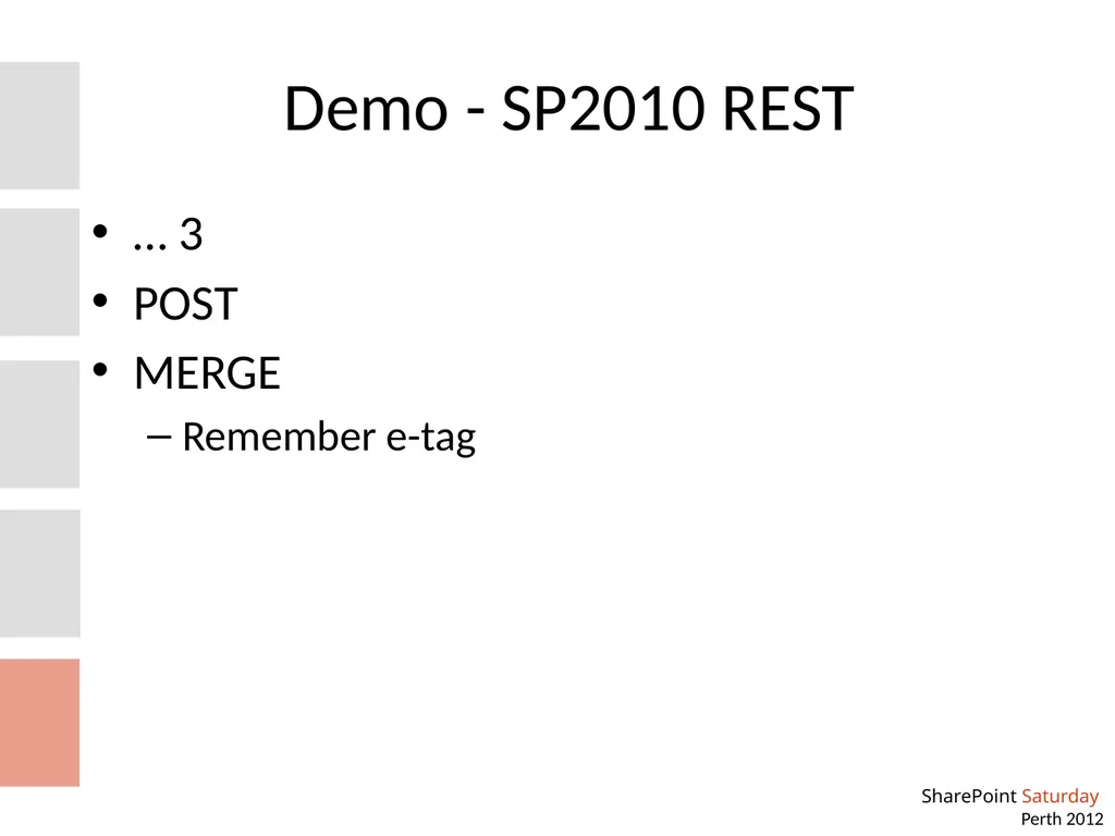 Creating Knockout User Experiences in SharePoint - slide 8 of 21