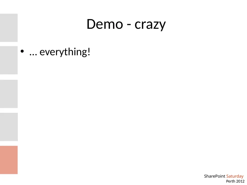 Creating Knockout User Experiences in SharePoint - slide 9 of 21