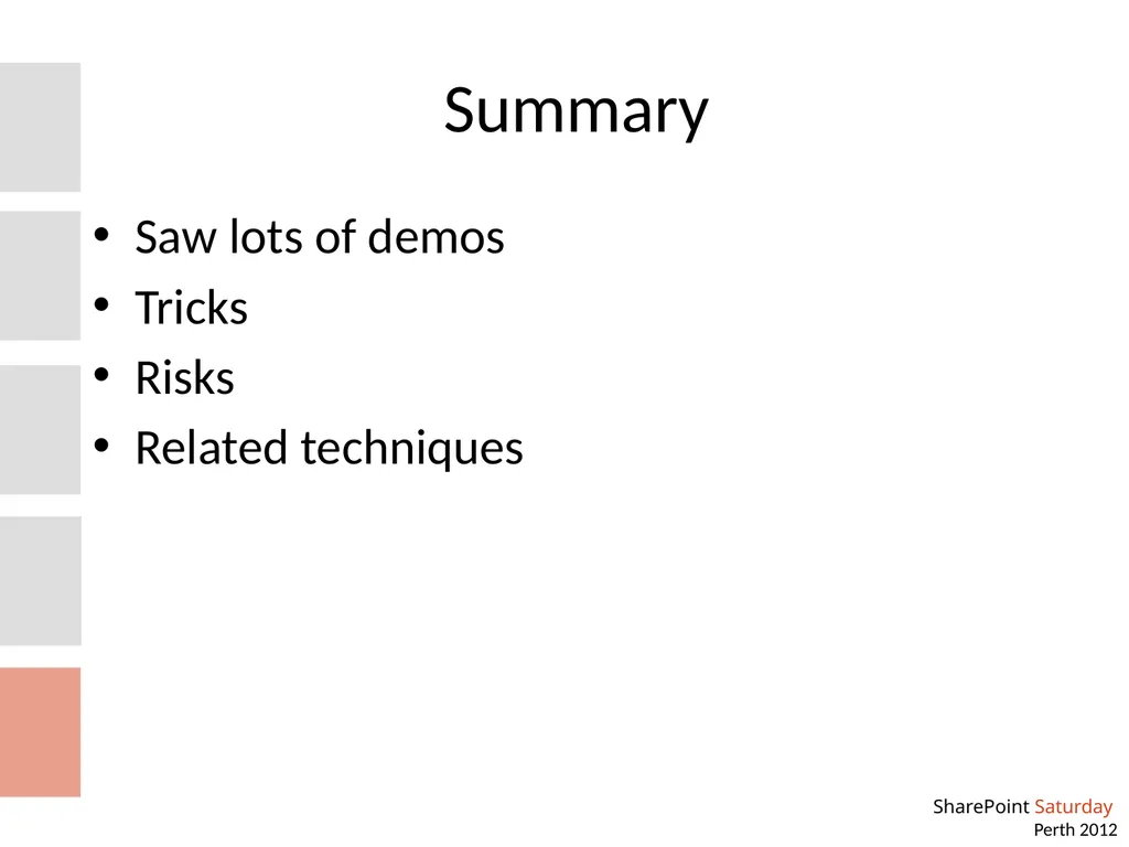 Creating Knockout User Experiences in SharePoint - slide 20 of 21
