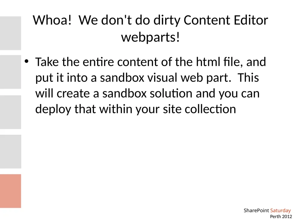 Creating Knockout User Experiences in SharePoint - slide 16 of 21