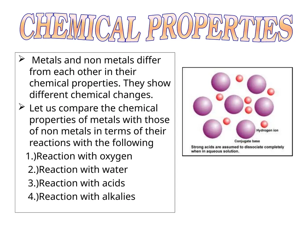 CLASS-VIII SCIENCE METALS AND NON METALS There are - slide 12 of 31