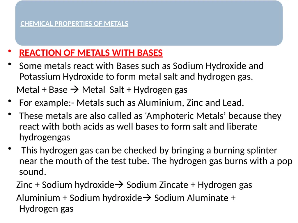 CLASS-VIII SCIENCE METALS AND NON METALS There are - slide 25 of 31