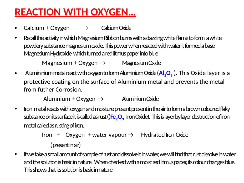 CLASS-VIII SCIENCE METALS AND NON METALS There are - slide 14 of 31
