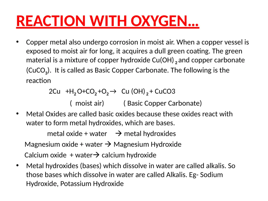 CLASS-VIII SCIENCE METALS AND NON METALS There are - slide 15 of 31