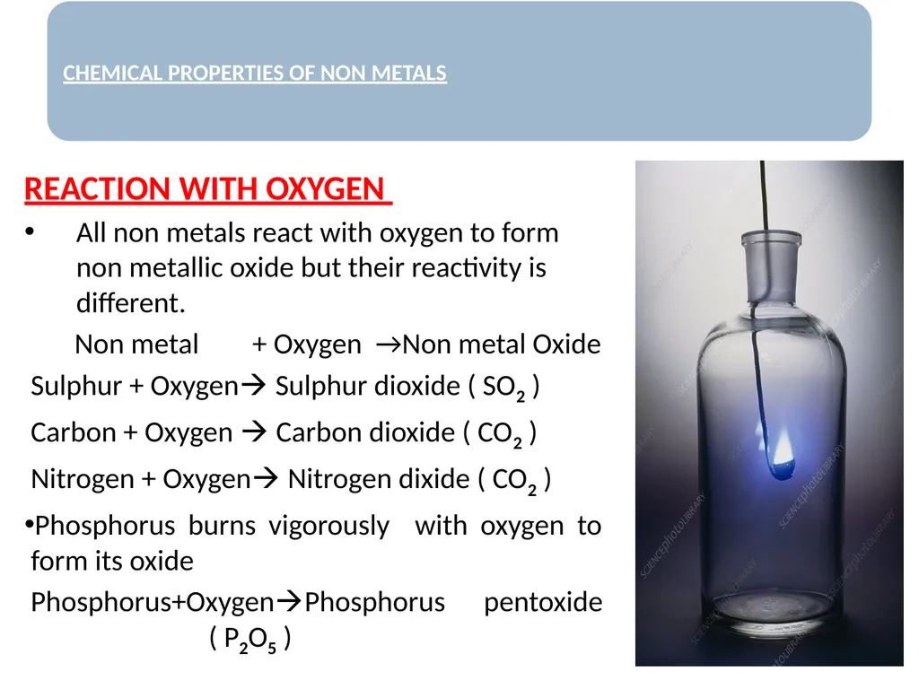 CLASS-VIII SCIENCE METALS AND NON METALS There are - slide 16 of 31