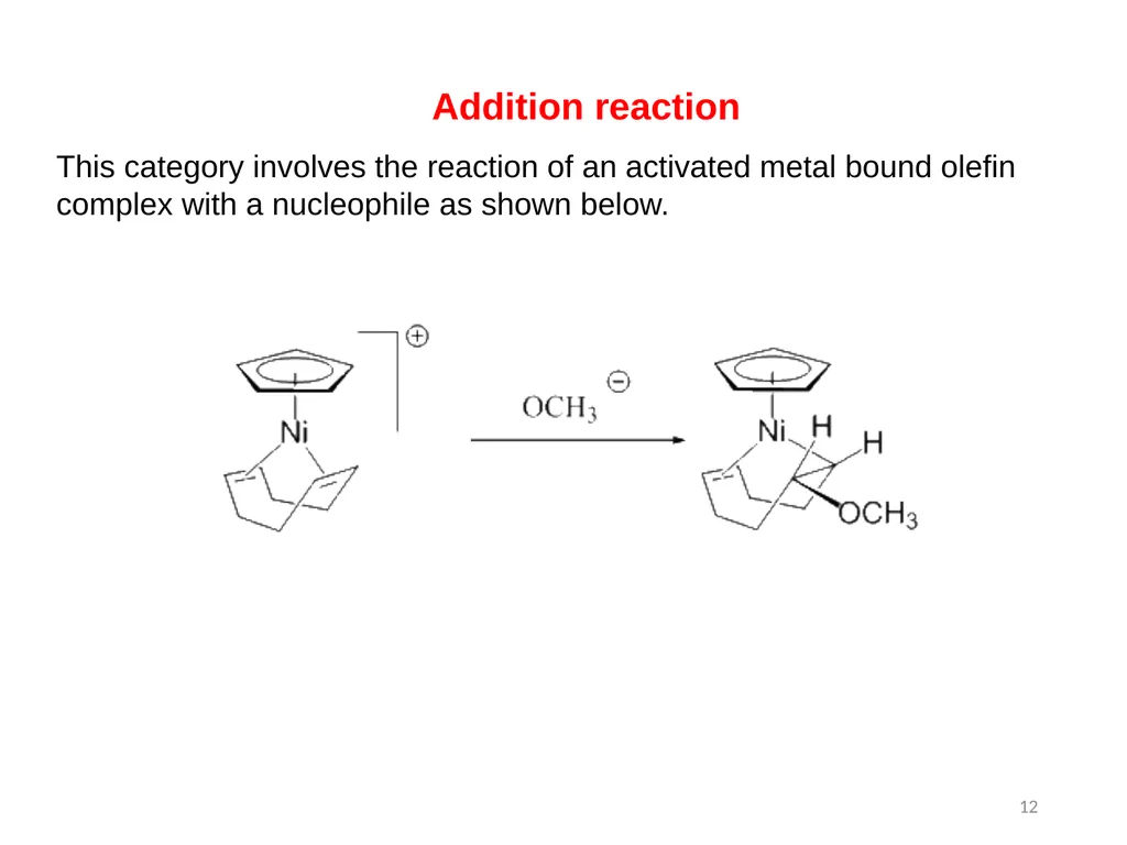 Transition metals organometallic compounds 1 - slide 12 of 25