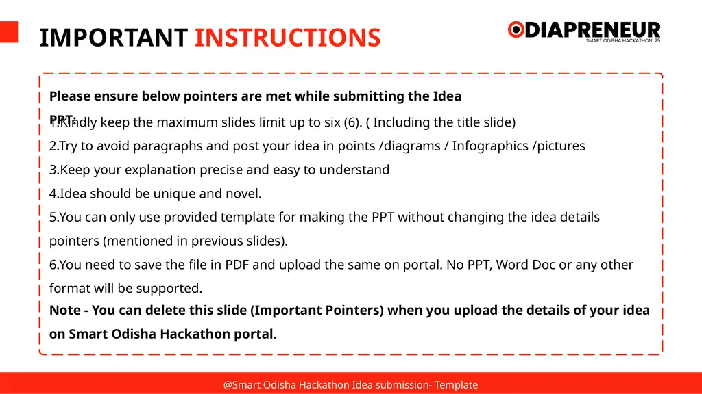 SMART ODISHA HACKATHON 2025 TITLE PAGE Problem - slide 7 of 7