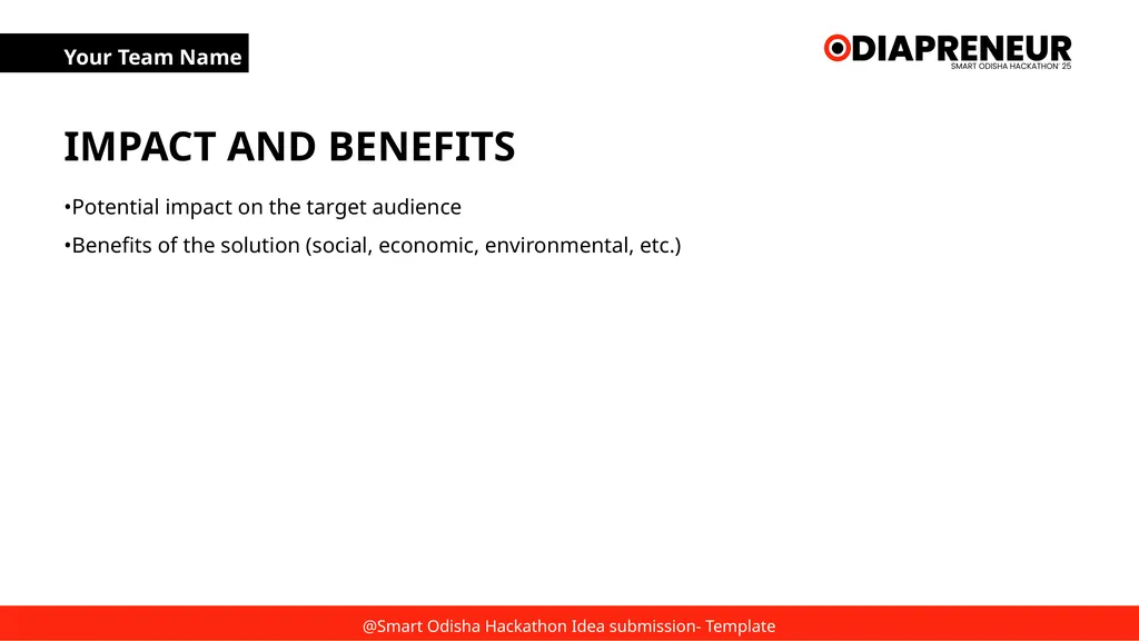 SMART ODISHA HACKATHON 2025 TITLE PAGE Problem - slide 5 of 7