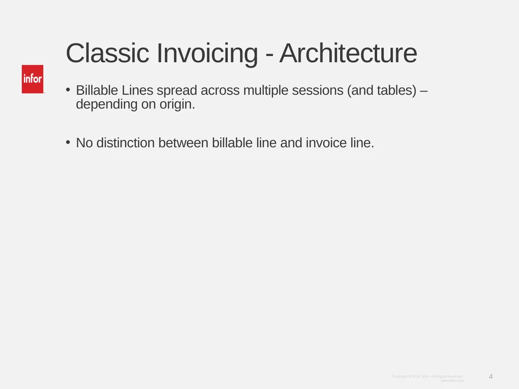 Learn Infor LN 10.2.1 Invoicing Ramamurthy Mahesh - slide 4 of 23