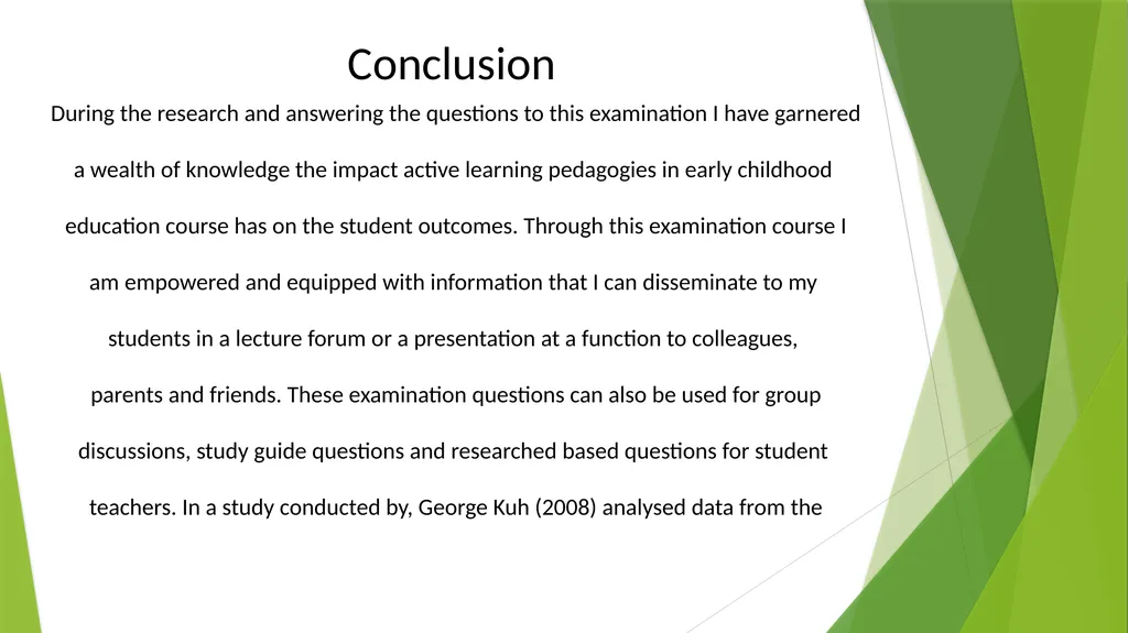 Course Title: Active Learning Pedagogies in Early - slide 14 of 45