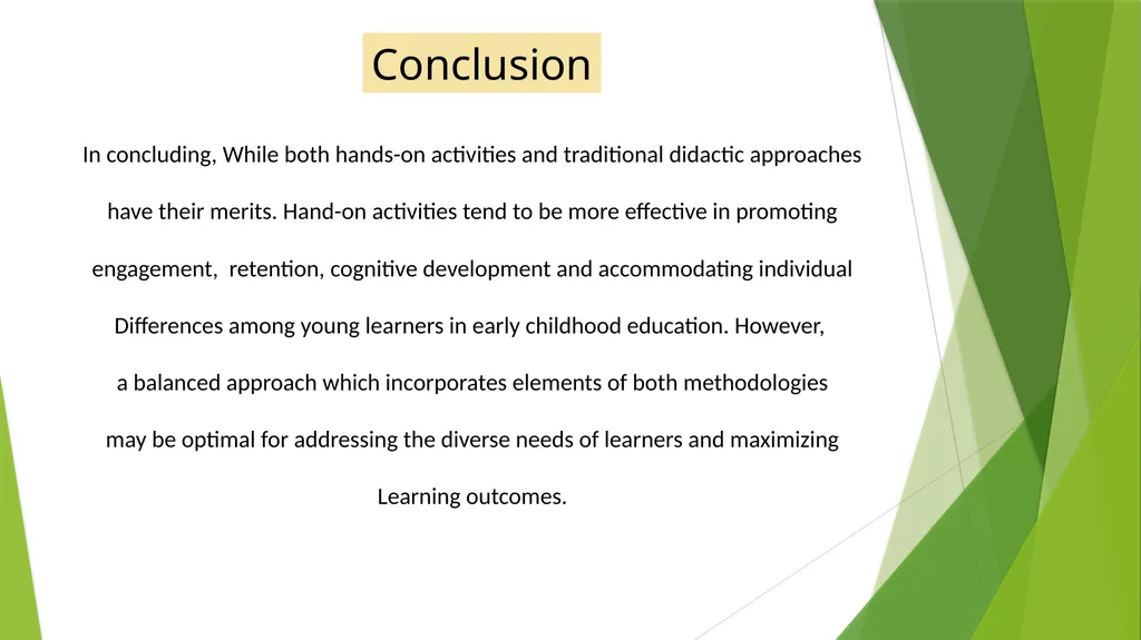 Course Title: Active Learning Pedagogies in Early - slide 42 of 45