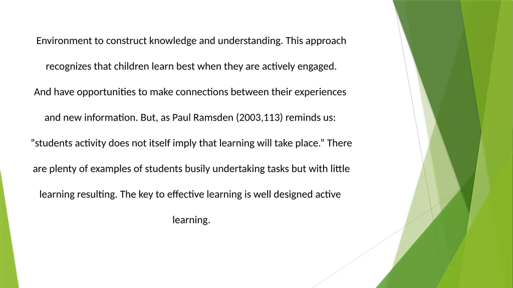 Course Title: Active Learning Pedagogies in Early - slide 4 of 45