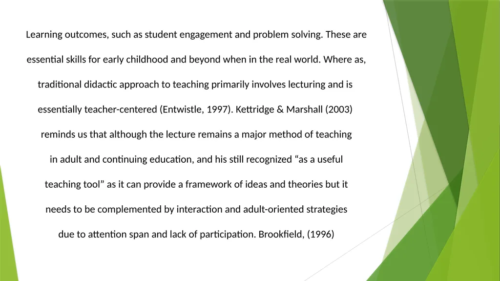 Course Title: Active Learning Pedagogies in Early - slide 35 of 45