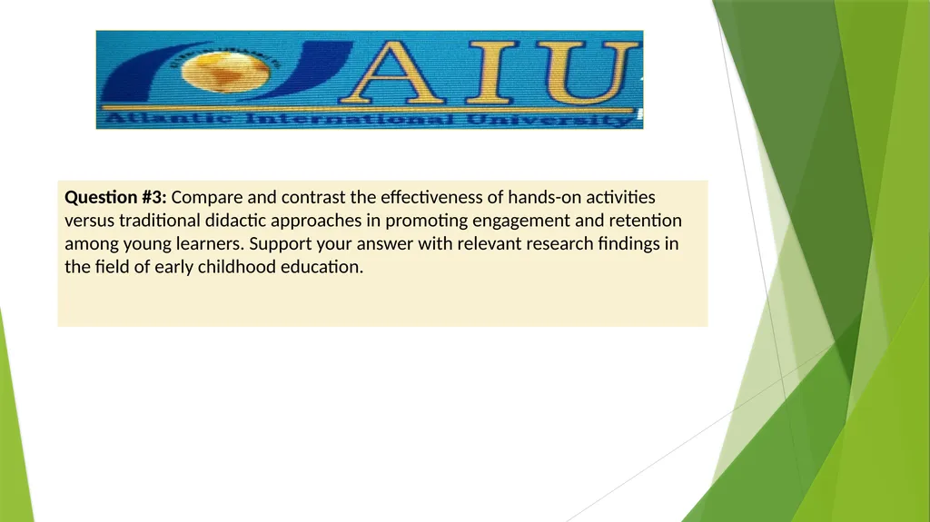 Course Title: Active Learning Pedagogies in Early - slide 33 of 45