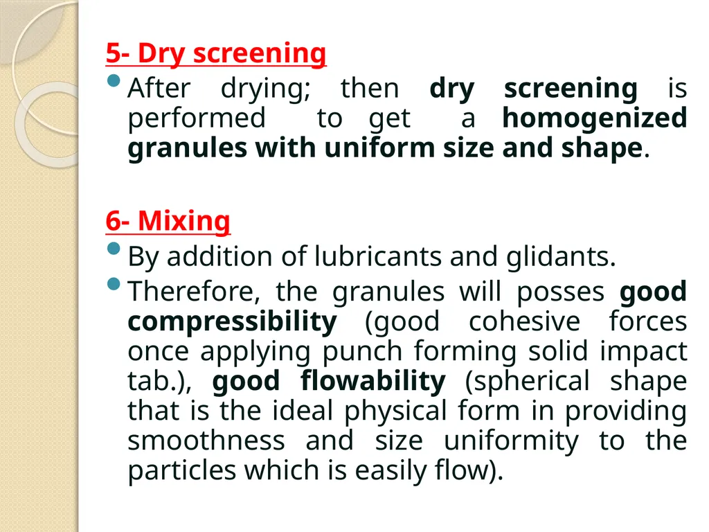 Wet Granulation Wet Granulation The wet - slide 11 of 23