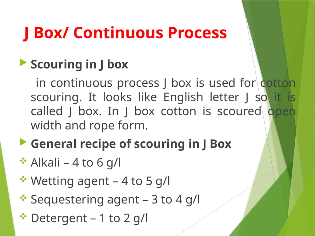 Module 1 Preparatory Process in Wet Processing Ms. - slide 31 of 46