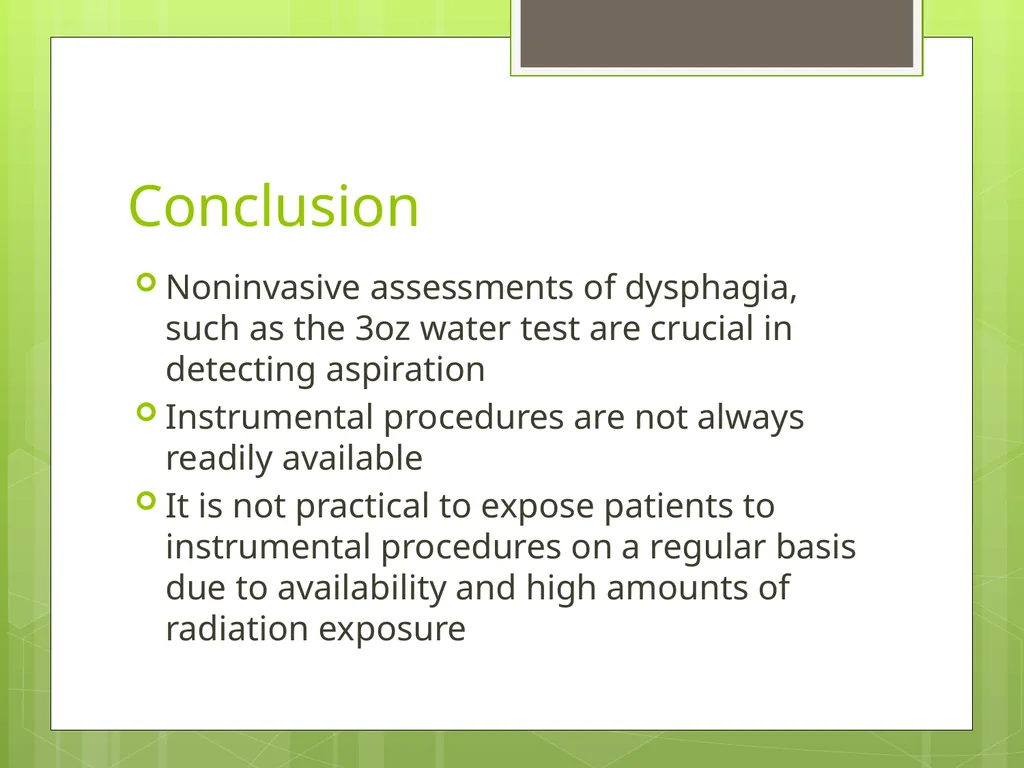 Sounding “Wet” As a Diagnostic Indicator of - slide 13 of 17
