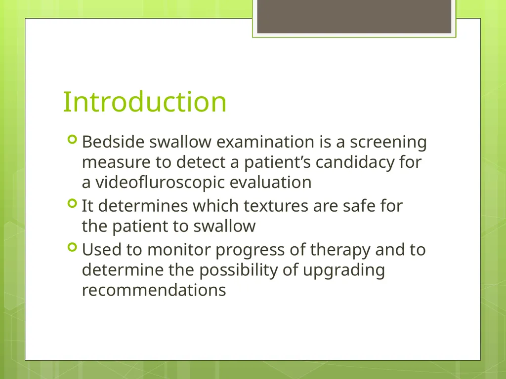 Sounding “Wet” As a Diagnostic Indicator of - slide 2 of 17