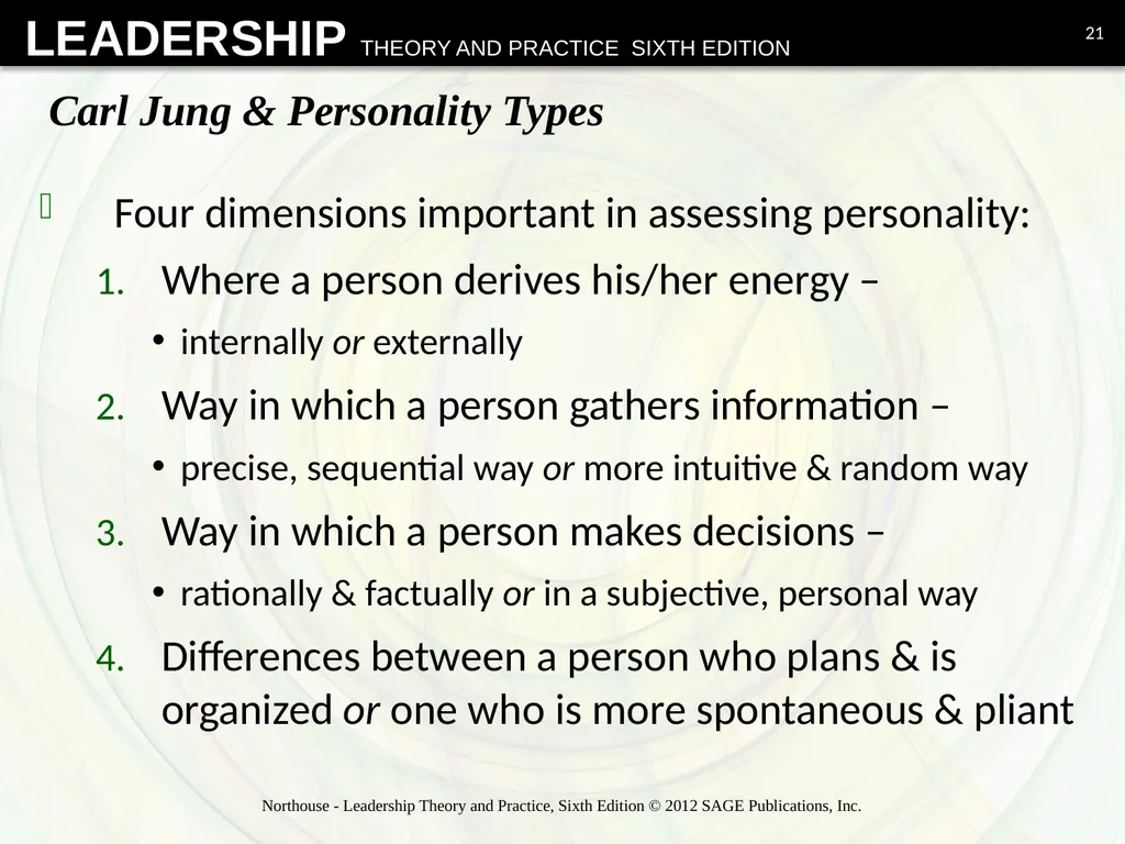 Psychodynamic Approach Chapter 13 Overview - slide 21 of 36