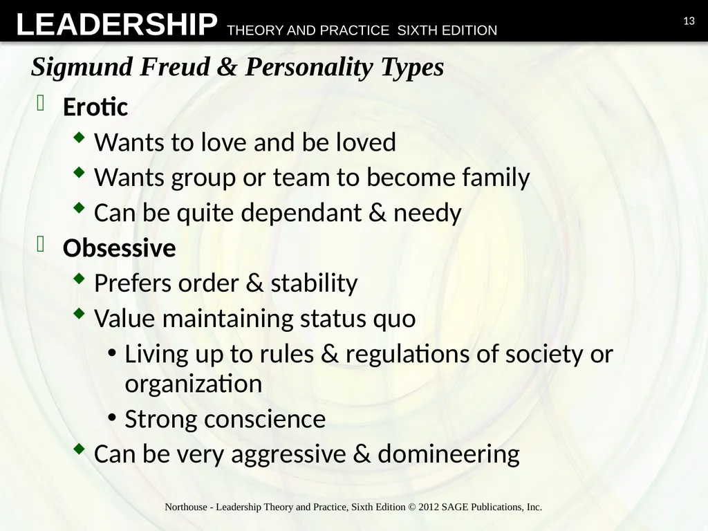 Psychodynamic Approach Chapter 13 Overview - slide 13 of 36