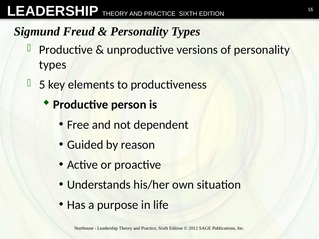 Psychodynamic Approach Chapter 13 Overview - slide 16 of 36