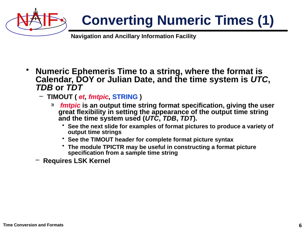 Time Conversion and Time Formats April 2023 Topics - slide 6 of 10
