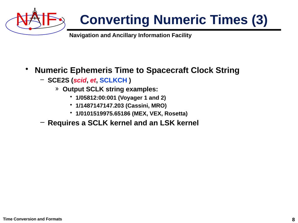Time Conversion and Time Formats April 2023 Topics - slide 8 of 10