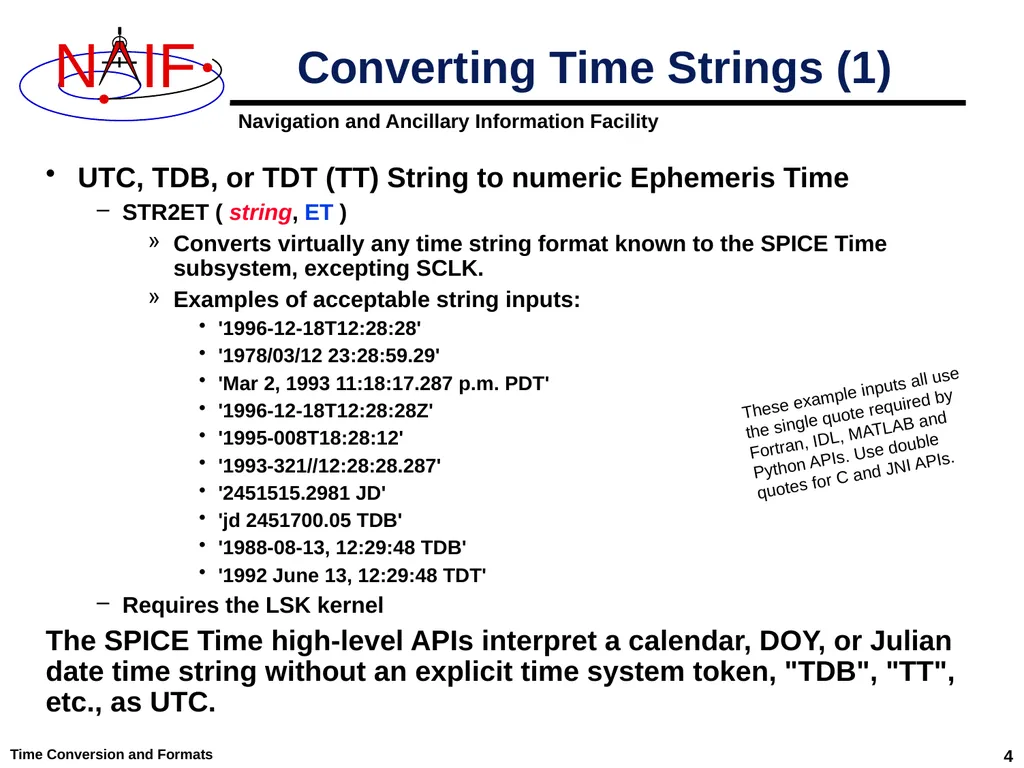 Time Conversion and Time Formats April 2023 Topics - slide 4 of 10
