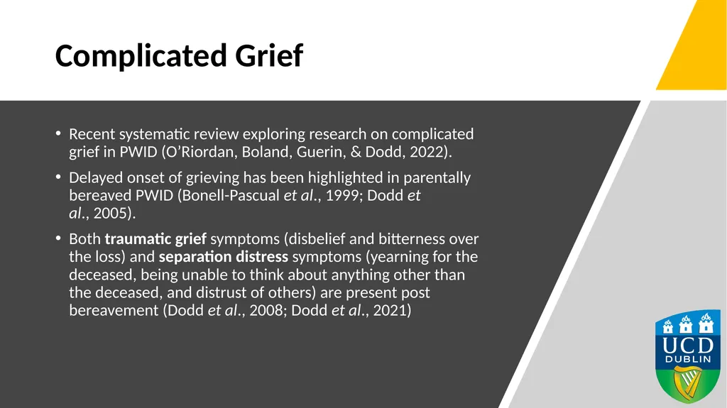 Using Action Research to Adapt Complicated Grief - slide 4 of 16