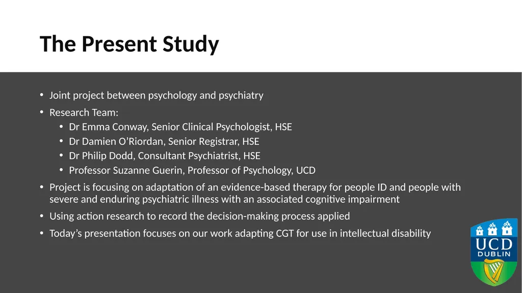 Using Action Research to Adapt Complicated Grief - slide 7 of 16