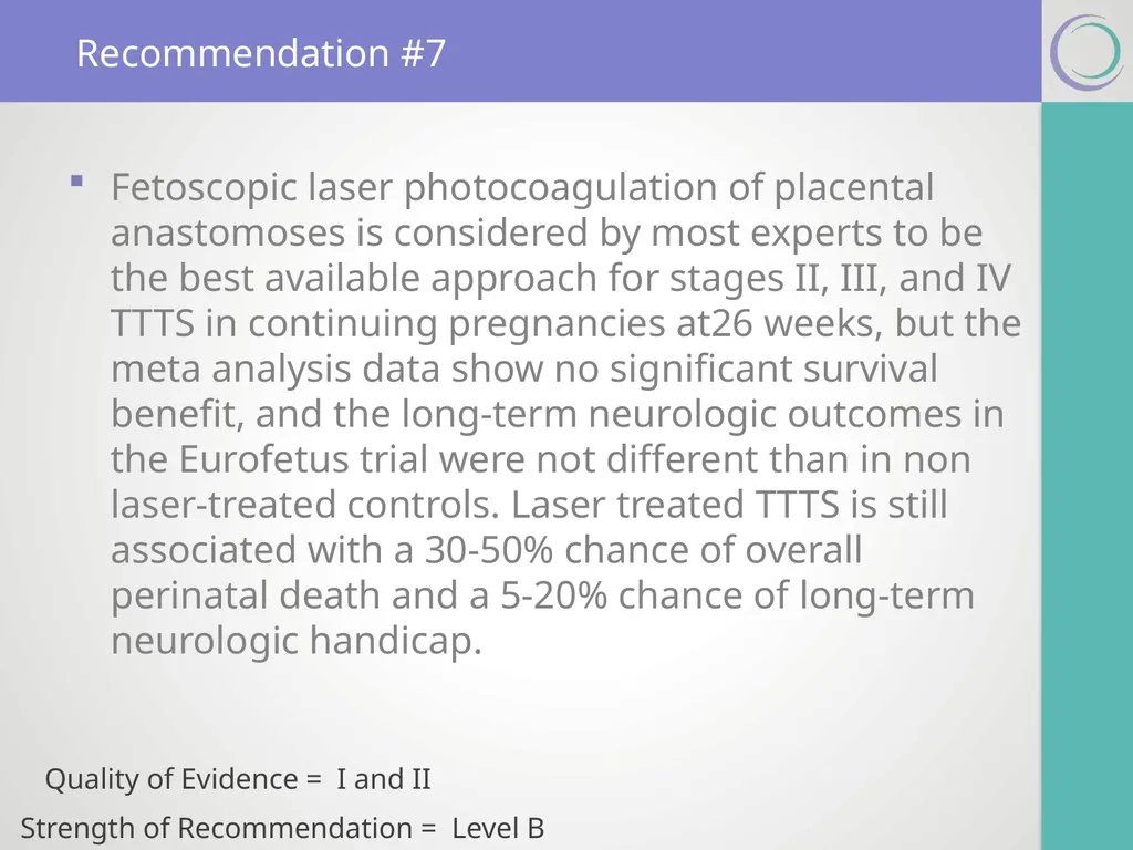 SMFM Clinical Practice Guidelines Twin-twin - slide 9 of 18