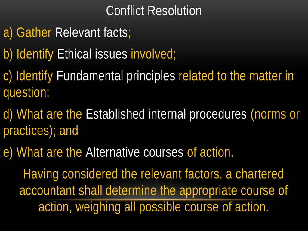 Haroon Tabraze, FCA Code of Ethics Structure of - slide 36 of 39