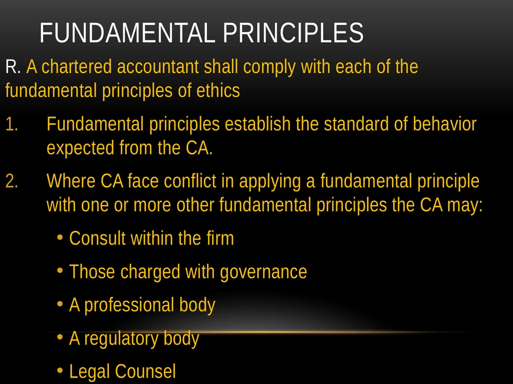Haroon Tabraze, FCA Code of Ethics Structure of - slide 4 of 39