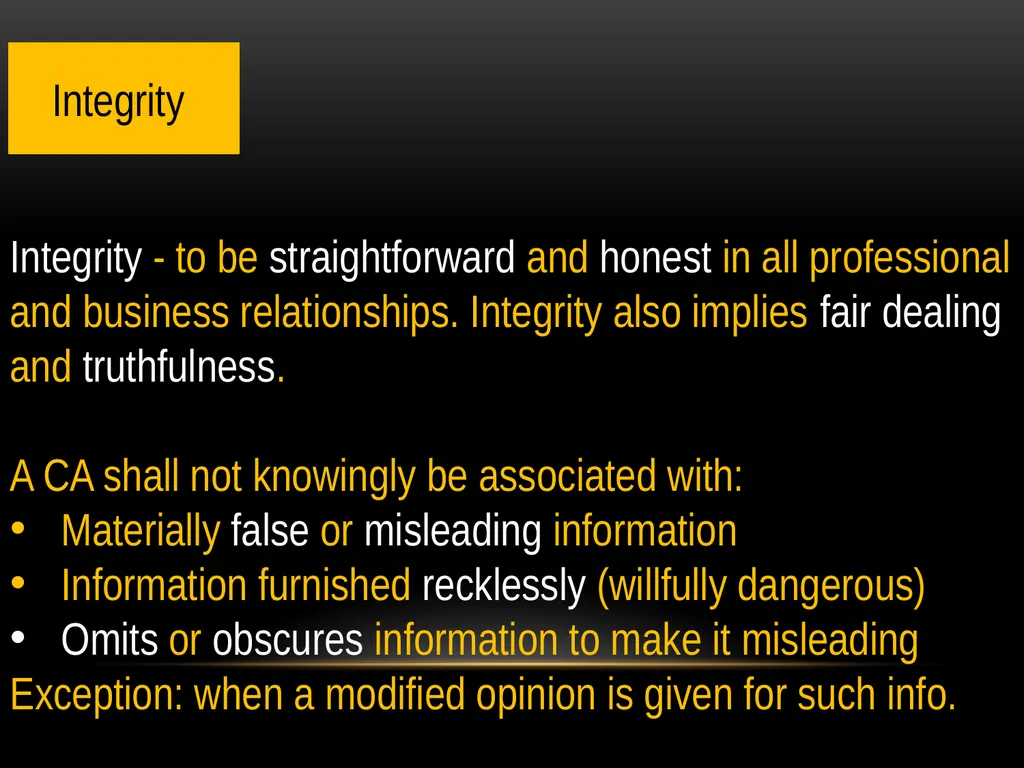 Haroon Tabraze, FCA Code of Ethics Structure of - slide 5 of 39