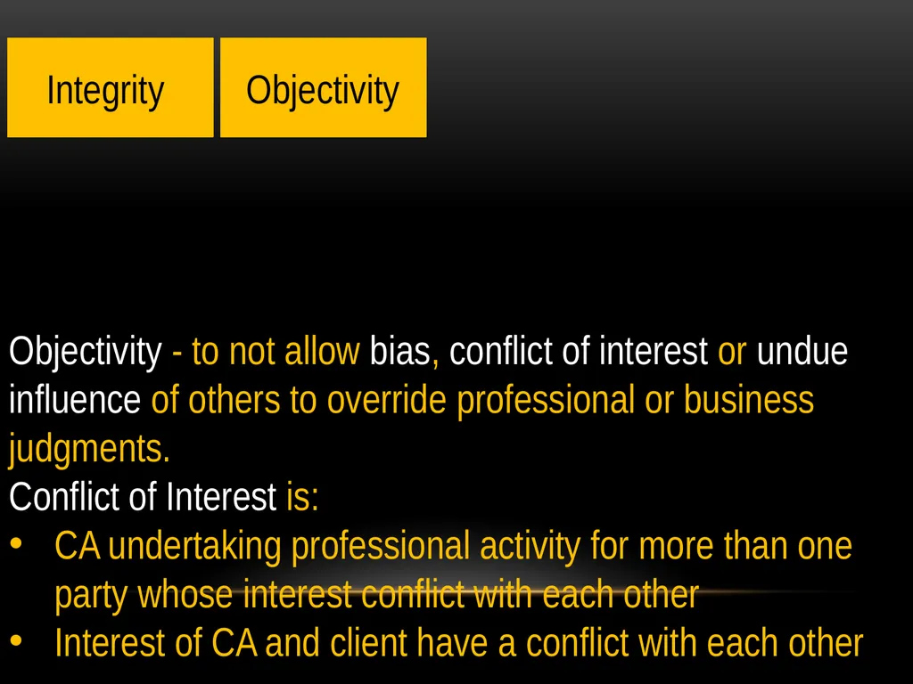 Haroon Tabraze, FCA Code of Ethics Structure of - slide 6 of 39