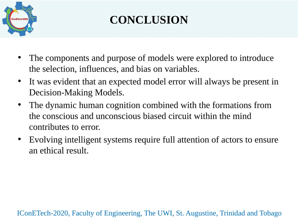 A REVIEW OF BIAS IN DECISION-MAKING MODELS Peter - slide 16 of 19