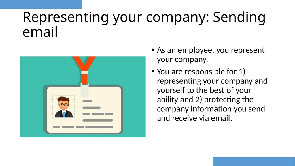 Email Etiquette for Business Tips to represent - slide 4 of 32