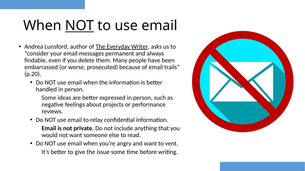 Email Etiquette for Business Tips to represent - slide 6 of 32