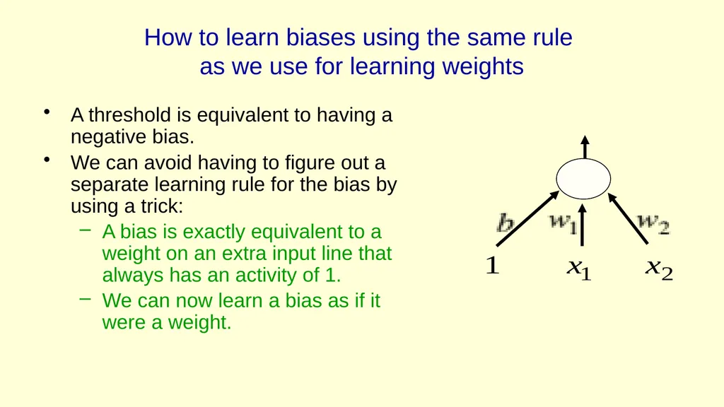 Neural Networks for Machine Learning Lecture 2a An - slide 13 of 32