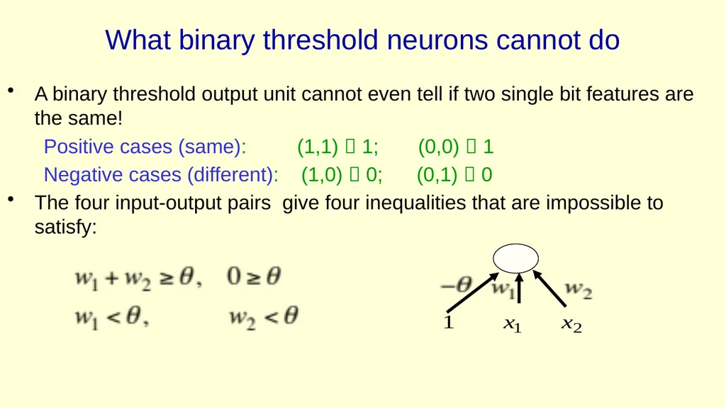 Neural Networks for Machine Learning Lecture 2a An - slide 27 of 32