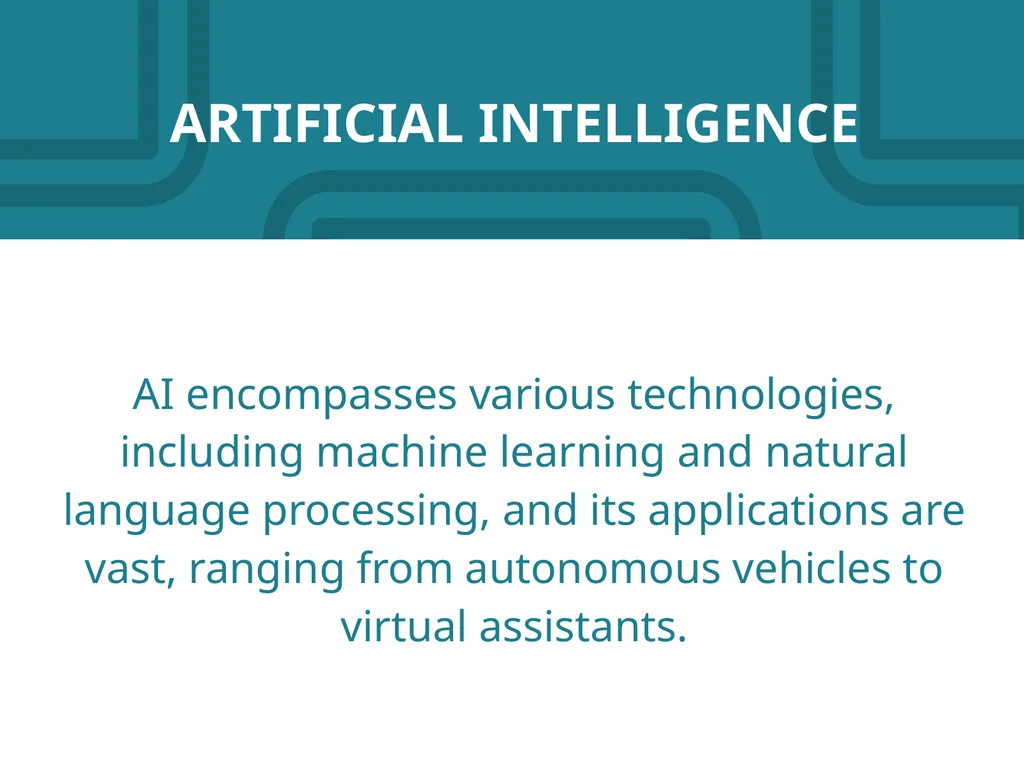 ARTIFICIAL INTELLIGENCE Introduction How AI works - slide 7 of 41