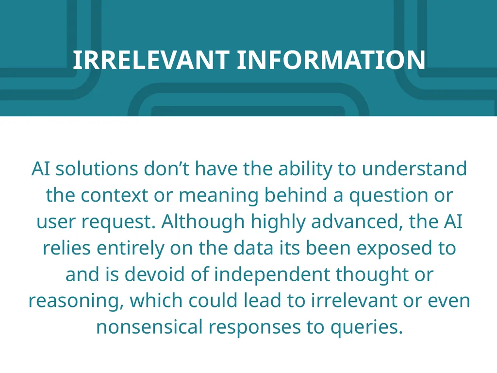 ARTIFICIAL INTELLIGENCE Introduction How AI works - slide 22 of 41