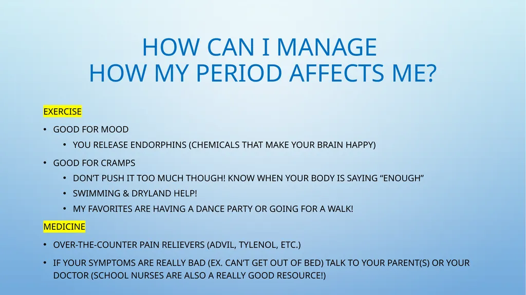 JUST KEEP SWIMMING UNDERSTANDING PERIODS AS A - slide 5 of 24